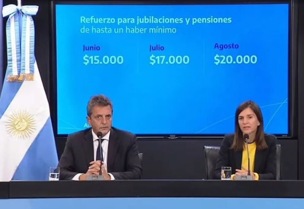 Sergio Massa y Fernanda Raverta