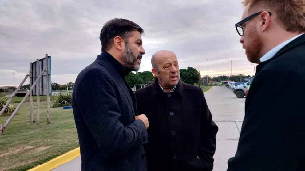 Carlos Bianco junto a Jorge Paredi