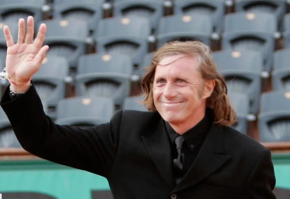 Reapareció Guillermo Vilas en una publicación de su esposa en redes sociales