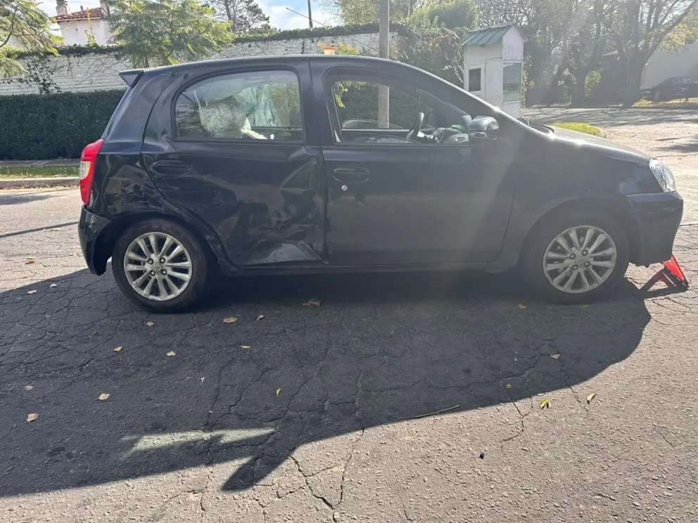 Choque en Saavedra y Alsina