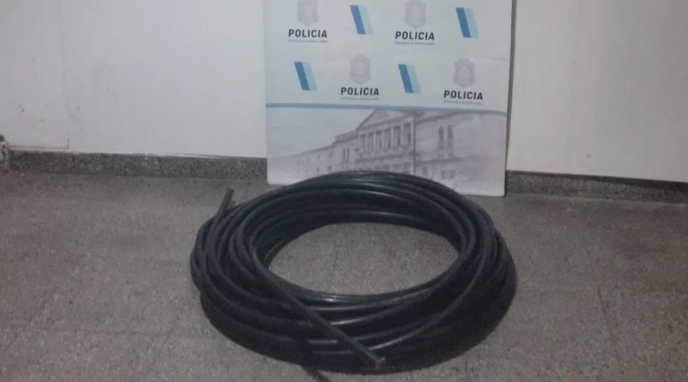 Aprehendieron a dos robacables en el barrio San Gerónimo