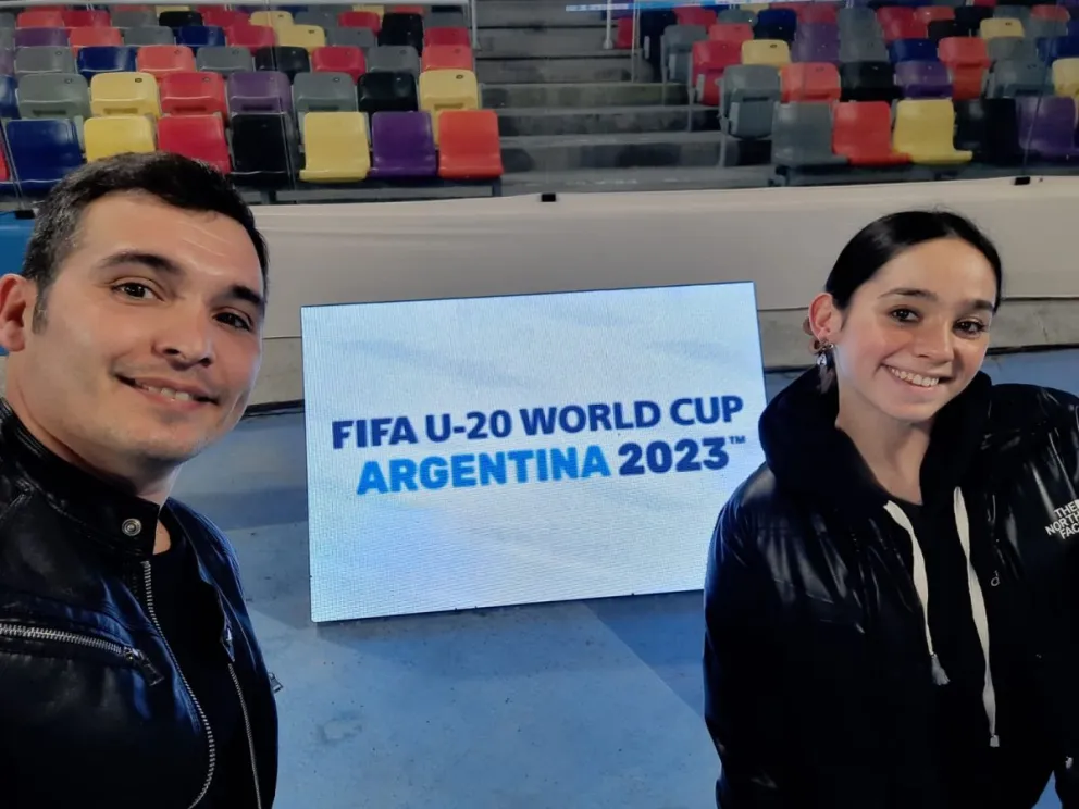 Una pareja de tango marplatense brilló en la apertura del Mundial Sub-20