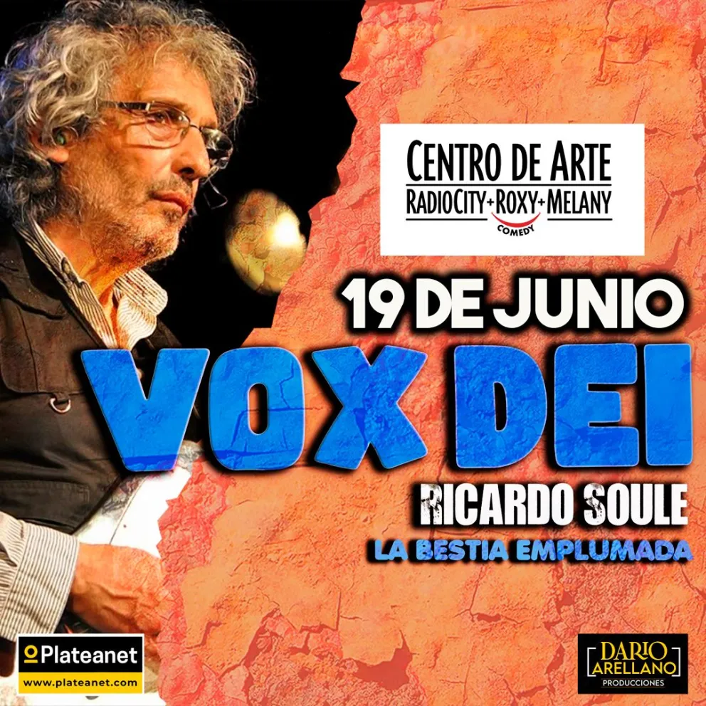 Vox Dei llega a Mar del Plata con La Bestia Emplumada