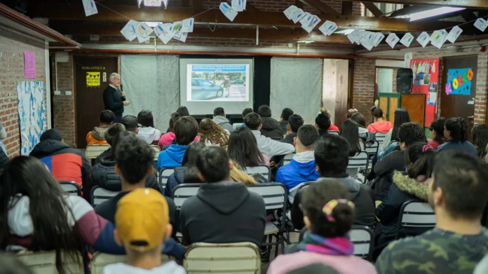 Siguen las capacitaciones sobre educación vial en escuelas de Mar del Plata