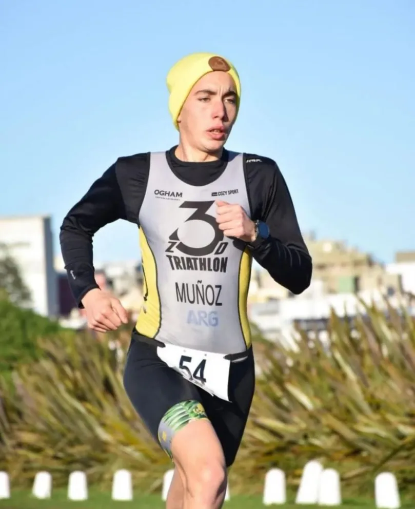 Joven atleta marplatense de triatlón busca sumar seguidores en Instagram para conseguir sponsors