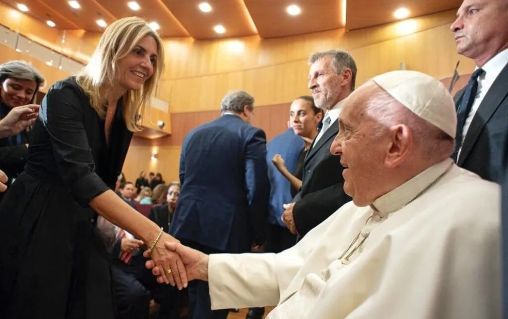 El Papa recibió a Sánchez Herrero en un encuentro de Scholas Occurrentes