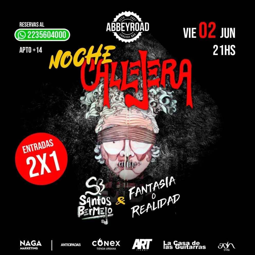 Gran noche Callejera para arrancar el mes de junio en Abbey Road 