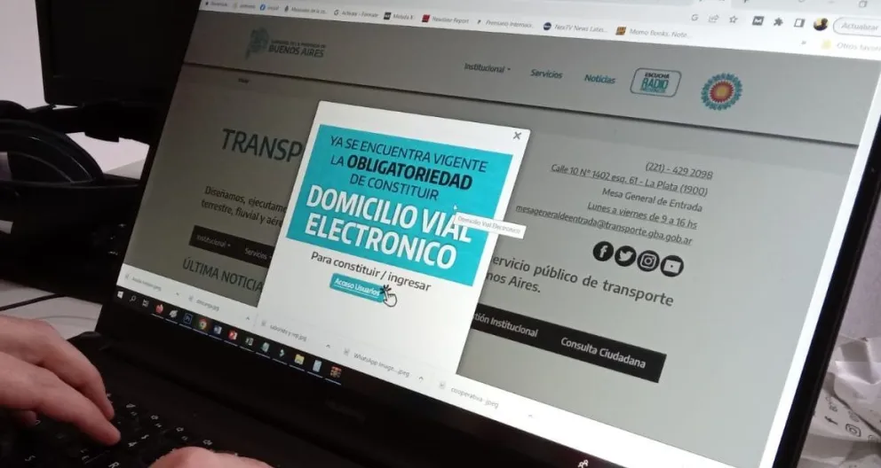 Se deberá contar con Domicilio Vial Electrónico para la licencia de conducir y la VTV