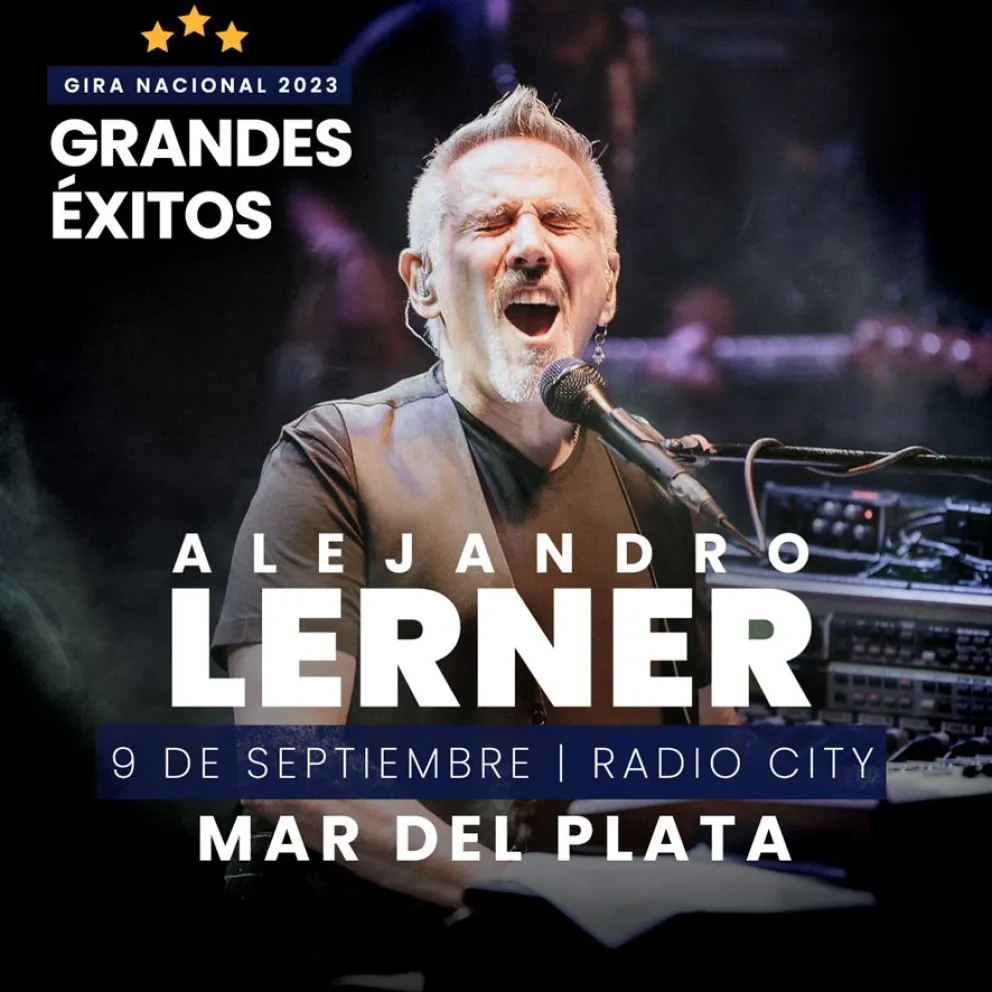 Alejandro Lerner se presenta en el Teatro Radio City 